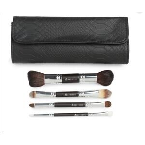 Borghese 4pc Dual-Ended Brush Set + Travel Case ($129 Value!)
